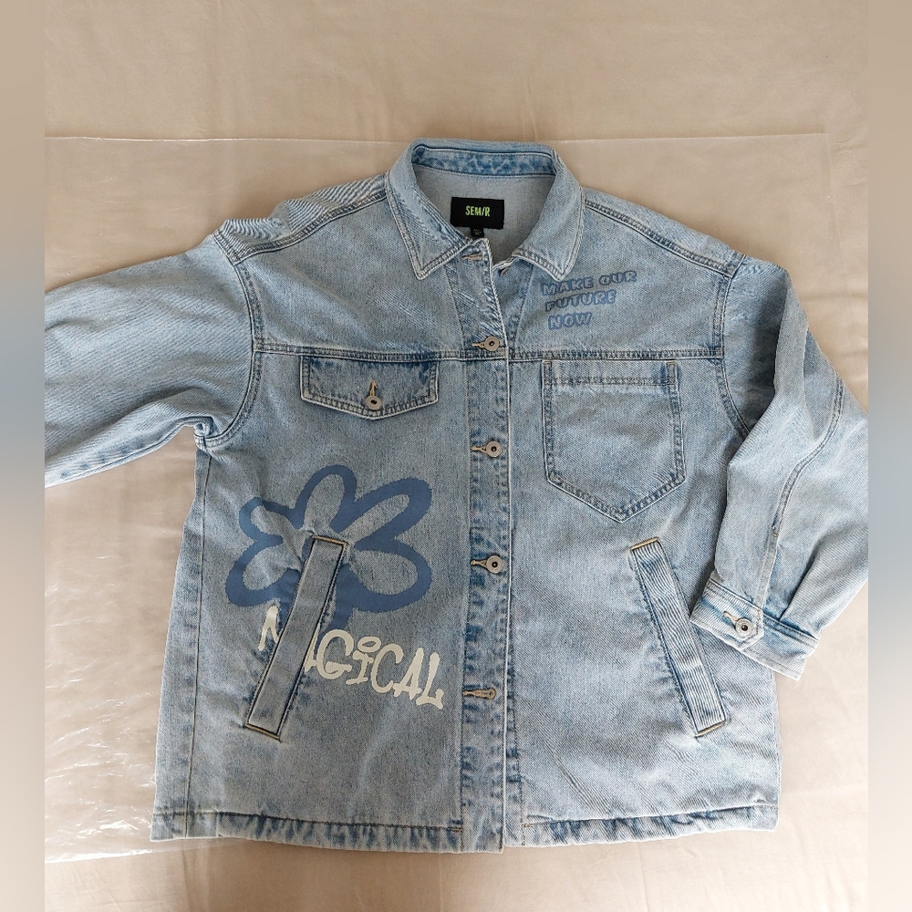 Women Boyfriend Denim/Jean Jacket